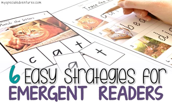 6 Easy Emergent reader strategies