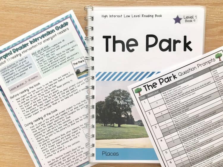 Adapted Books For Special Education The Park